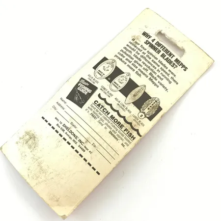 Mepps Aglia 1 Sukriukė, Raudona/Balta/Auksinė, 3.5g, Sukimasis, #4660