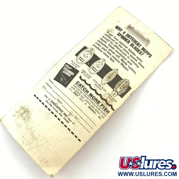 Mepps Aglia 1 Sukriukė, Raudona/Balta/Auksinė, 3.5g, Sukimasis, #4660