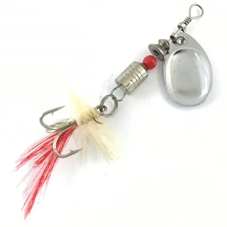 South Bend 4668 Suktukas, Sidabras, 4g, Plunksnuotas trišakis, #4668