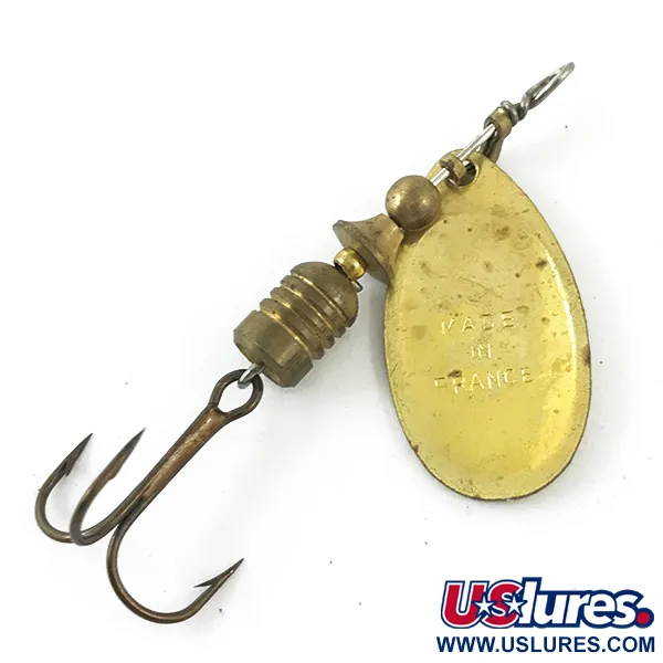 Mepps Aglia 2 (1950s) Sukriukė, Auksinė, 4,5g, Vintage, #4671