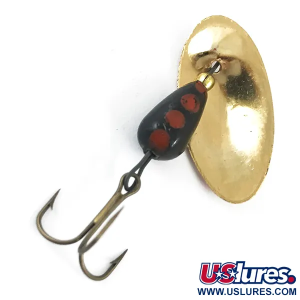 Panther Martin 4 Sukrė, Auksinė/Raudona/Juoda, 4g, Dryžuotas lapelis, #4676