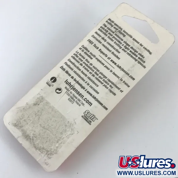 Luhr Jensen Krocodile Die #3 Blisgė, Nikelis/Raudona, 10g, #4681