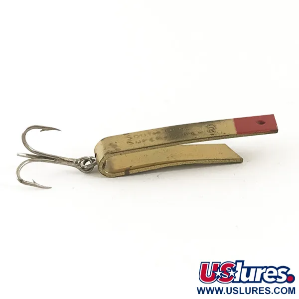 South Bend Super-Duper 503 Blisgė, Žalvaris / Raudona, 4.3g, USA, #4685