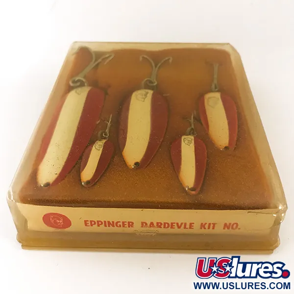 Eppinger Dardevle Kit Blizgės, Raudona/Balta/Nikelis, 28g, #4694