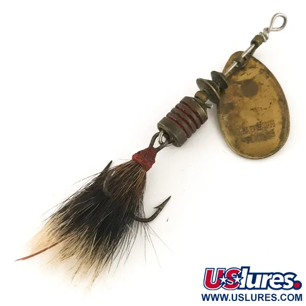 Mepps Aglia 1 dressed Sukriukė, Žalvaris, 3,5g, Voverės kailis, #4722