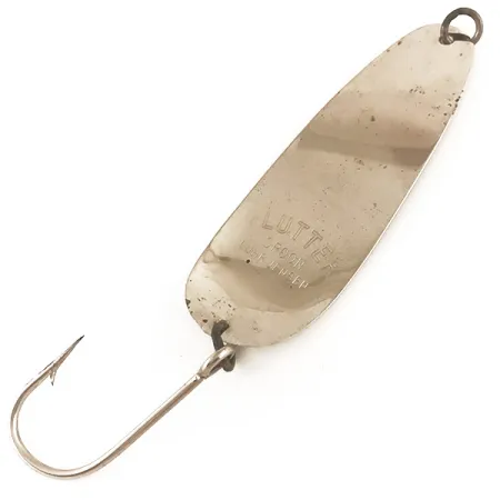 Luhr Jensen Flutter Spoon UV Blizgė, Neoninė žalia, 7,5g, UV, #4746