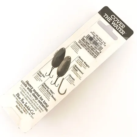 Blue Fox Pixee Blizgė, Kaltas nikelis/Mėlyna, 14g, UV įdėklas, #4748