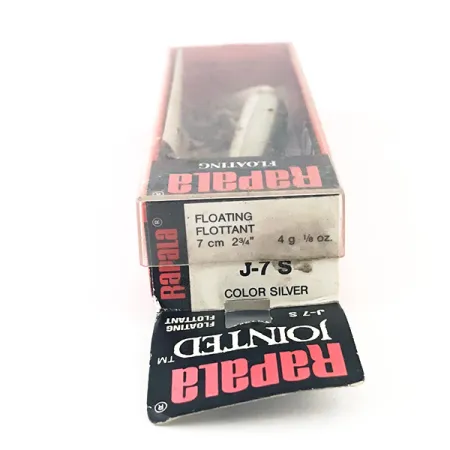 Rapala Jointed J-7 Vobleris, Sidabrinis, 4g, Narys, #4792