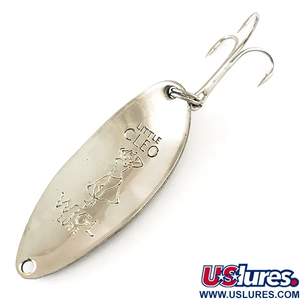 Acme Little Cleo (Hula Girl) Blizgė, Nikelis/Mėlyna/Raudona, 14g, #4809