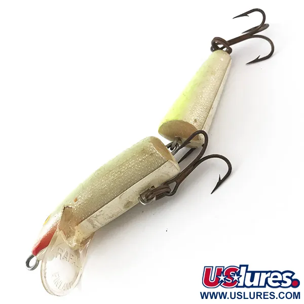 Rapala Jointed J-9 Dviejų dalių vobleris, Geltona, 7g, Balsa, #4822