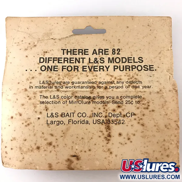 L&S Bait MirrOlure Paviršinis Masalas, Sidabrinė/Raudona, 11g, #4824