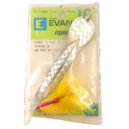 Glen Evans Loco 5 Blizgė, Nikelis, 58g, Holografinis Raštas, #4826