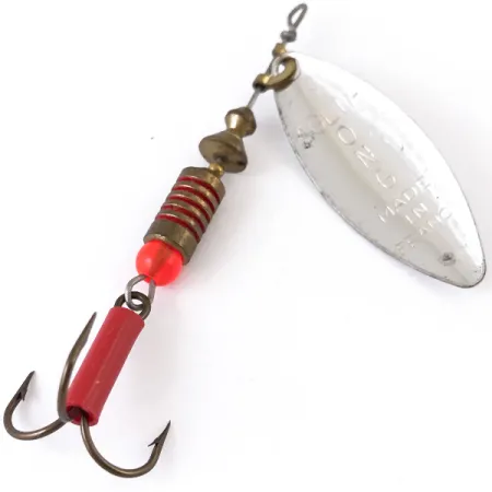 Mepps Aglia Long 2 Sukrė, Sidabrinė, 7.4g, Gluosnio Lapelis, #4835