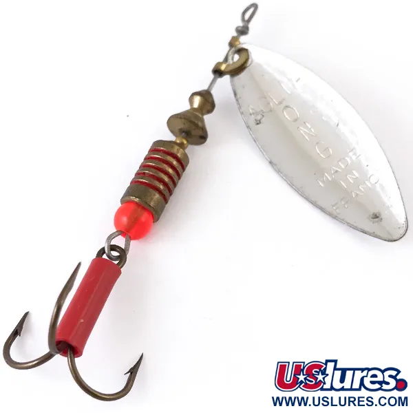 Mepps Aglia Long 2 Sukrė, Sidabrinė, 7.4g, Gluosnio Lapelis, #4835