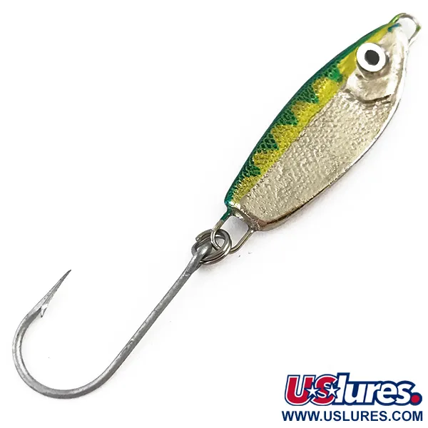 Luhr Jensen Crippled Herring Blizgė, Ešerys, 7g, Kaltas nikelis, #4857