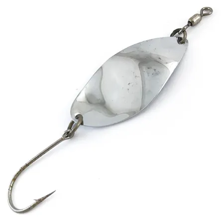 Luhr Jensen Manistee 4 Blizgė, Nikelis / Mėlyna, 14g, Vienšakis, #4881