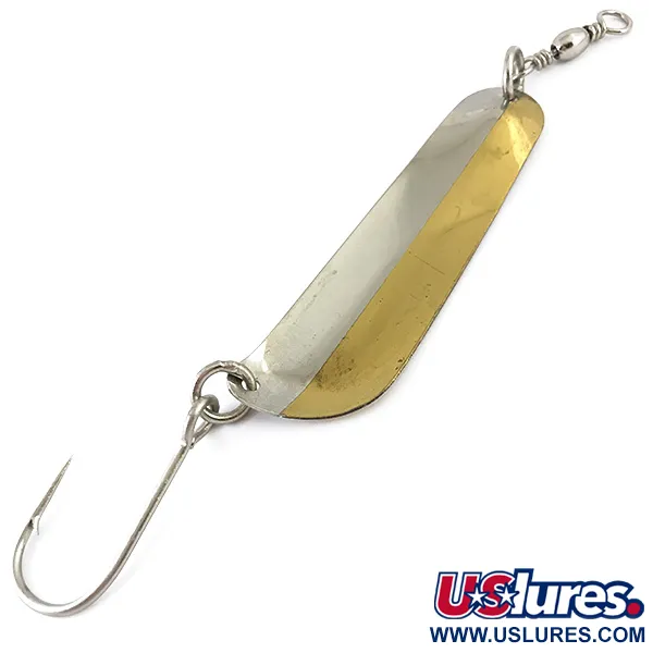 Pflueger Limper Flasher 7730 Blizgė, Auksas/Sidabras, 21g, Kablys, #4882