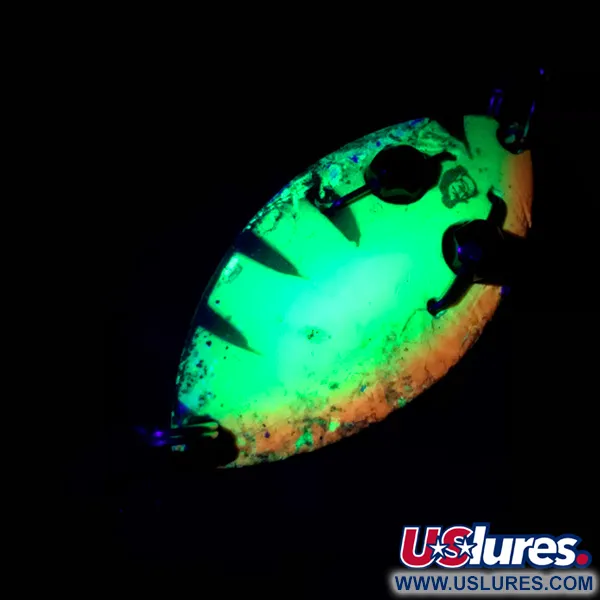 Eppinger Red Eye Spinning UV Blizgė, Fire Tiger/Žalvaris, 10g, #4883