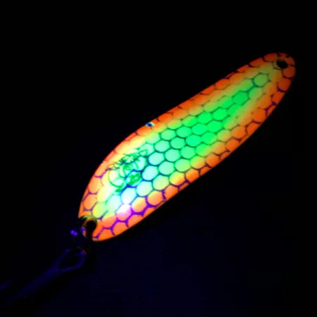 Dardevle Cop-E-Cat 7300 UV Blizgė, Geltona/Oranžinė/Nikelis, 10g, #4887