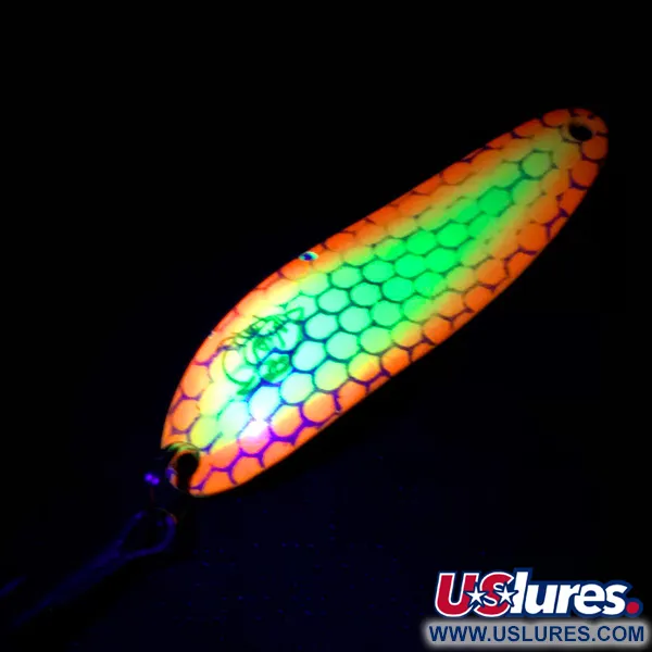 Dardevle Cop-E-Cat 7300 UV Blizgė, Geltona/Oranžinė/Nikelis, 10g, #4887