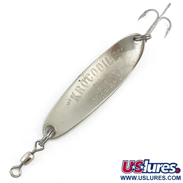 Luhr Jensen Krocodile Die #3 Blizgė, Geltona/Žalia, 10g, #4905