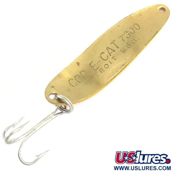 Dardevle Cop-E-Cat 7300 Blizgė, Raudona/Geltona/Žalvaris, 10g, #4916