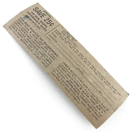 Mepps Aglia 1 Sukrė, Raudona/Balta/Auksinė, 3.5g, Vintage Pakuotė, #4922