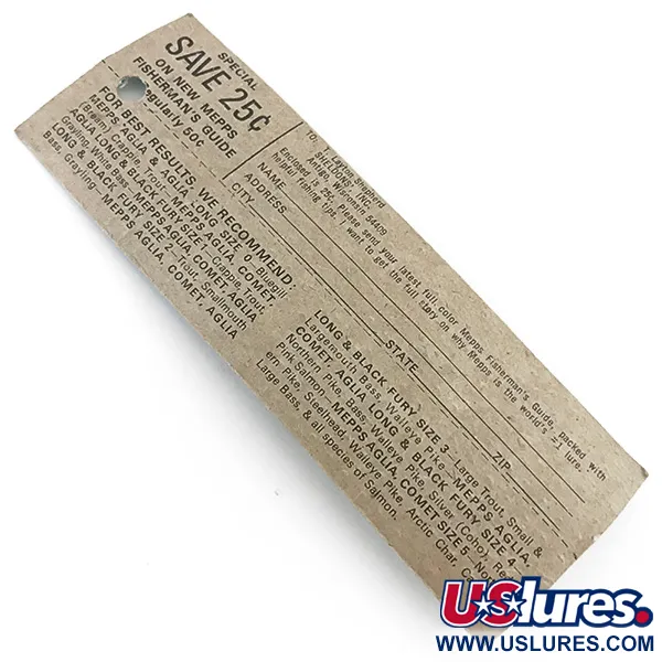 Mepps Aglia 1 Sukrė, Raudona/Balta/Auksinė, 3.5g, Vintage Pakuotė, #4922