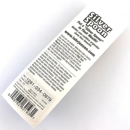 Luhr Jensen Weedless Silver Spoon UV, Fire Tiger, 17g, Vartiklė, #5796