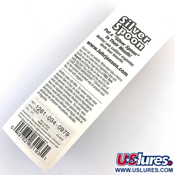 Luhr Jensen Weedless Silver Spoon UV, Fire Tiger, 17g, Vartiklė, #5796