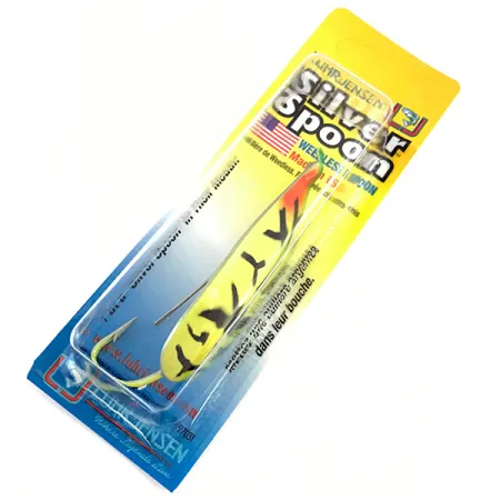 Luhr Jensen Weedless Silver Spoon UV, Fire Tiger, 17g, Vartiklė, #5796