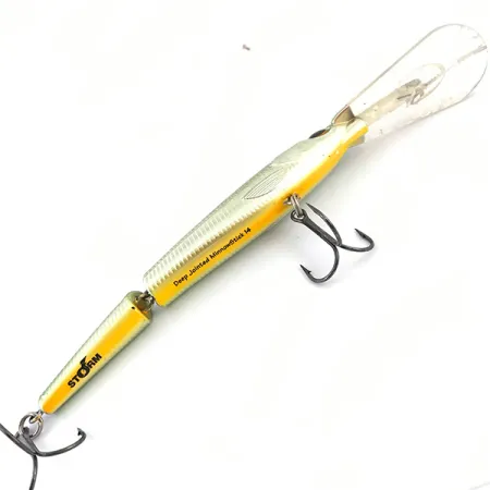 Storm Deep Jointed Minnow Stick 14 Vobleris, Žalia, 25g, Nariuotinis, #4942
