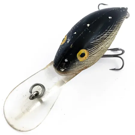 Rebel Deep WEE R Crankbait, Silver / Black, 10,5g, #4944