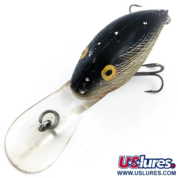 Rebel Deep WEE R Crankbait, Silver / Black, 10,5g, #4944