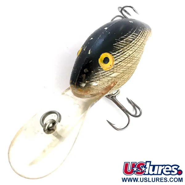 Rebel Deep WEE R Crankbait, Silver / Black, 10,5g, #4944