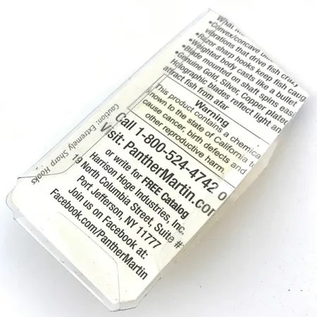 Panther Martin 2 Sukrė, Auksinė, 1,77g, Tiesioginė rotacija, #4994