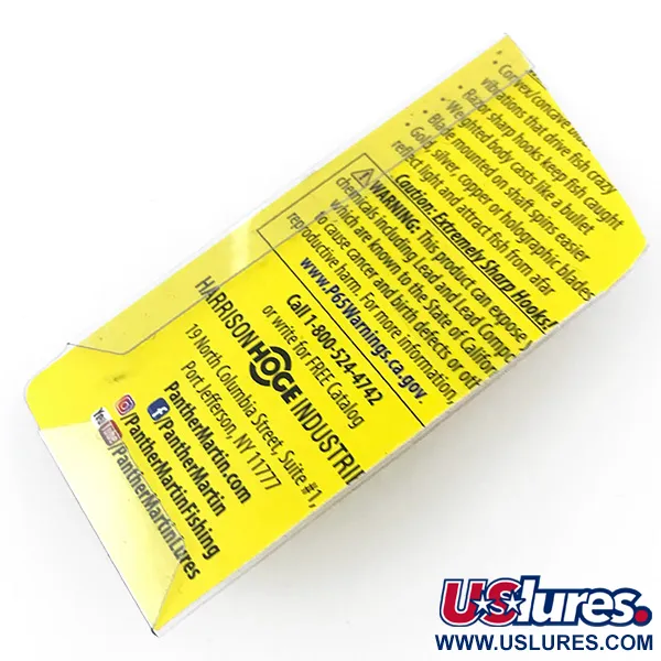 Panther Martin 4 Sukrė, Auksinė / Raudona, 4g, In-Line, #5008