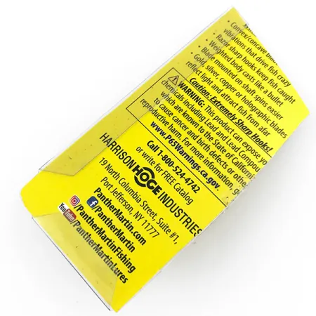 Panther Martin 6 Sukriukė, Sidabras / Mėlyna, 6g, Tiesioginė rotacija, #4998