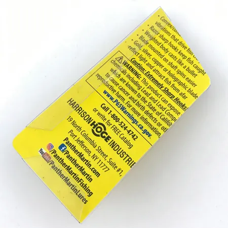 Panther Martin 6 Sukriukė, Vaivorykštinis Upėtakis, 6g, In-line, #4999