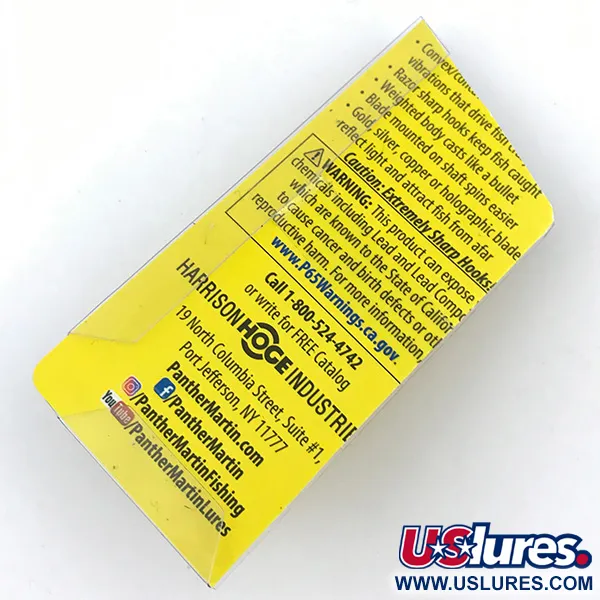 Panther Martin 6 Sukrė, Fire Tiger, 6g, In-line lapelis, #5009