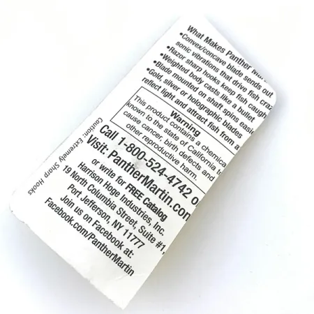 Panther Martin 4 Sukrė, Blue Trout, 4g, tiesioginė ašis, #5012