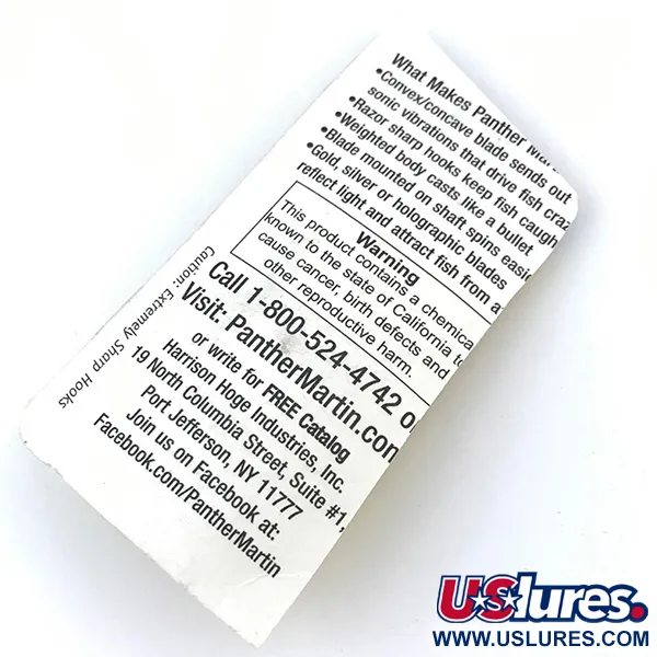 Panther Martin 4 Sukrė, Blue Trout, 4g, tiesioginė ašis, #5012