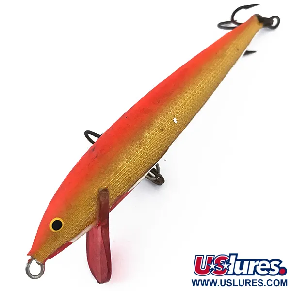 Rapala Original Floater Vobleris, Auksinė, 4g, Balsa, #5014