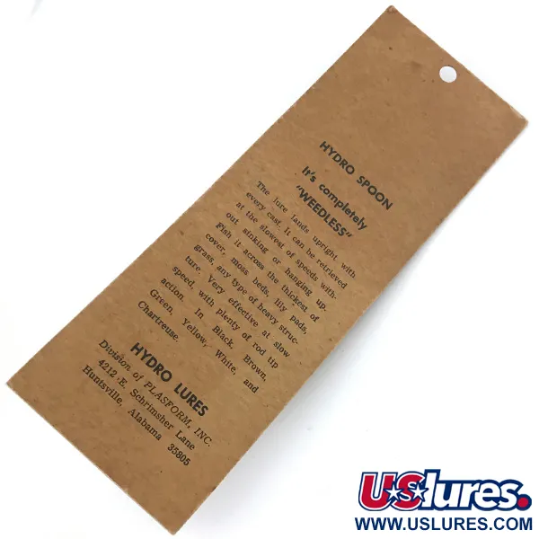 Hydro Lures Weedless Hydro Spoon, 14 g, žalia, žolėms atspari blizgė #9261