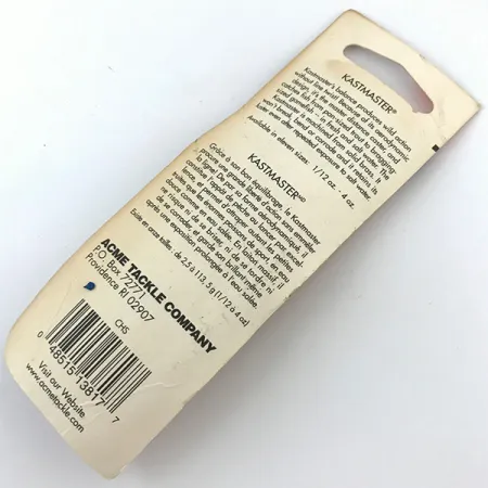 Blizgė Acme Kastmaster, Nikelis / Holograma, 10.5g, Metimas, #5044