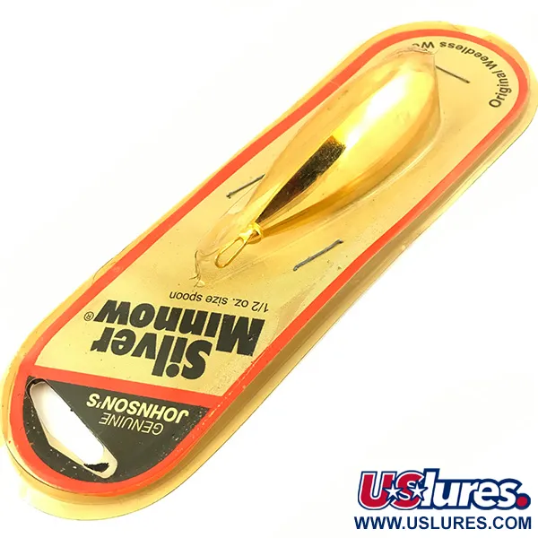 Johnson Weedless Silver Minnow Blizgė, Auksinė, 14g, Nekibanti, #5046
