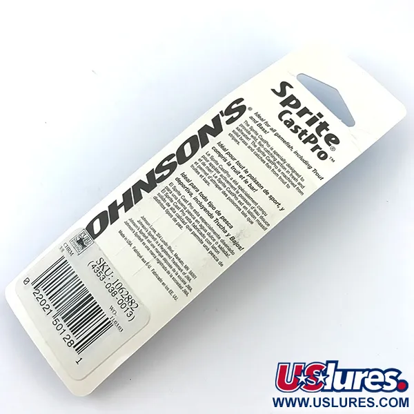 Johnson Sprite Cast Pro Vartiklė, Nikelis, 10,5g, Žalvaris, #5793