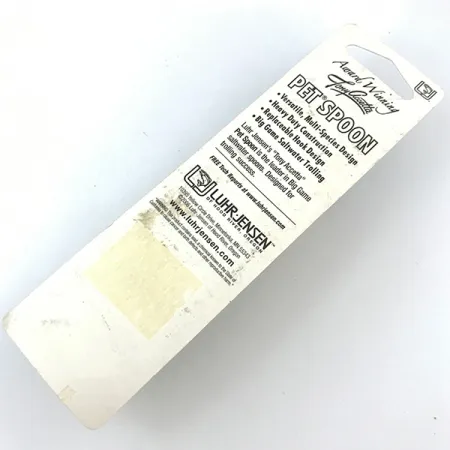 Luhr Jensen Tony Accetta Pet Spoon 14, Nikelis, 7g, Su apsauga, #5050