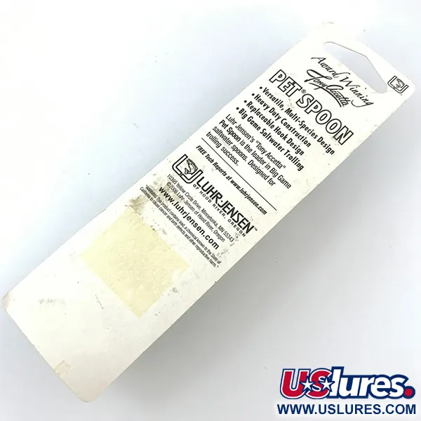 Luhr Jensen Tony Accetta Pet Spoon 14, Nikelis, 7g, Su apsauga, #5050