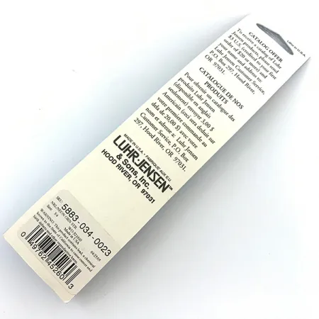 Luhr Jensen Deep Stinger Blizgė, Sidabrinė / Žalia, 21g, #5052